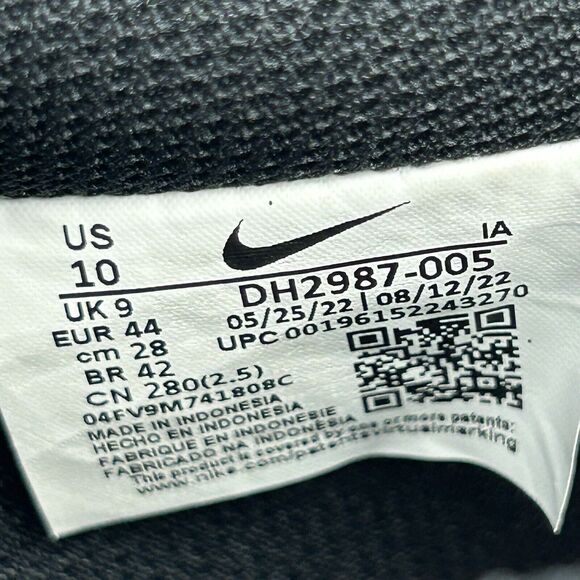 Nike Court Vision Low Next Nature Men's Sneaker Shoes Black Size 10 DH2987-005 - Picture 15 of 16